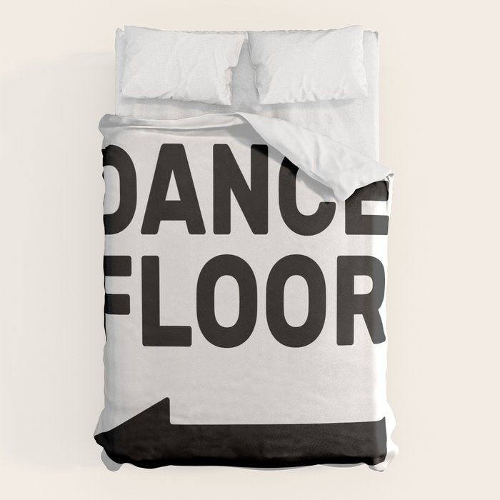 Dance floor (arrow pointing left) Duvet Cover Gallery Image 1