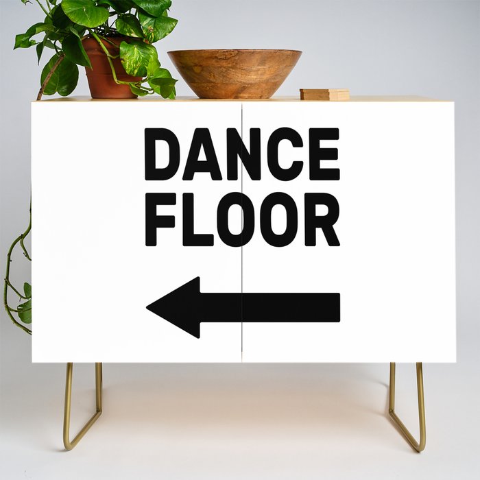 Dance floor (arrow pointing left) Credenza Gallery Image 1