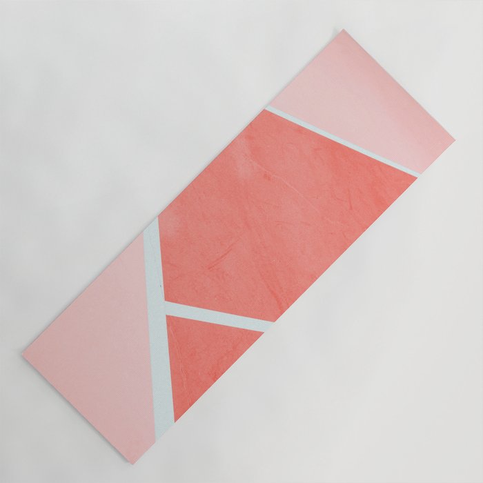 Courtside - living coral Yoga Mat Gallery Image 1