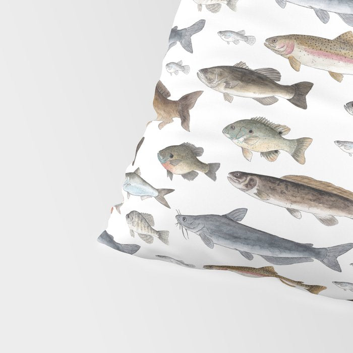 A Few Freshwater Fish Pillow Sham Gallery Image 4
