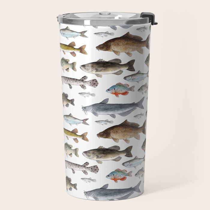 A Few Freshwater Fish Travel Mug Gallery Image 2