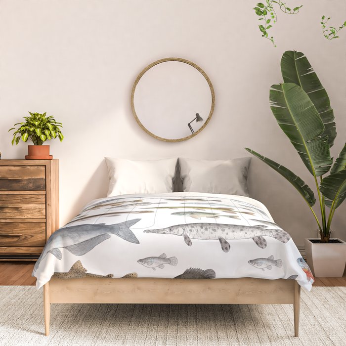 A Few Freshwater Fish Comforter Gallery Image 3