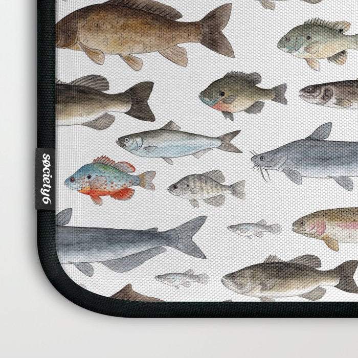 A Few Freshwater Fish Laptop Sleeve Gallery Image 3