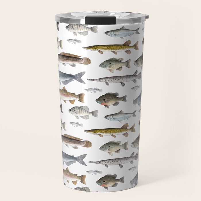 A Few Freshwater Fish Travel Mug Gallery Image 1