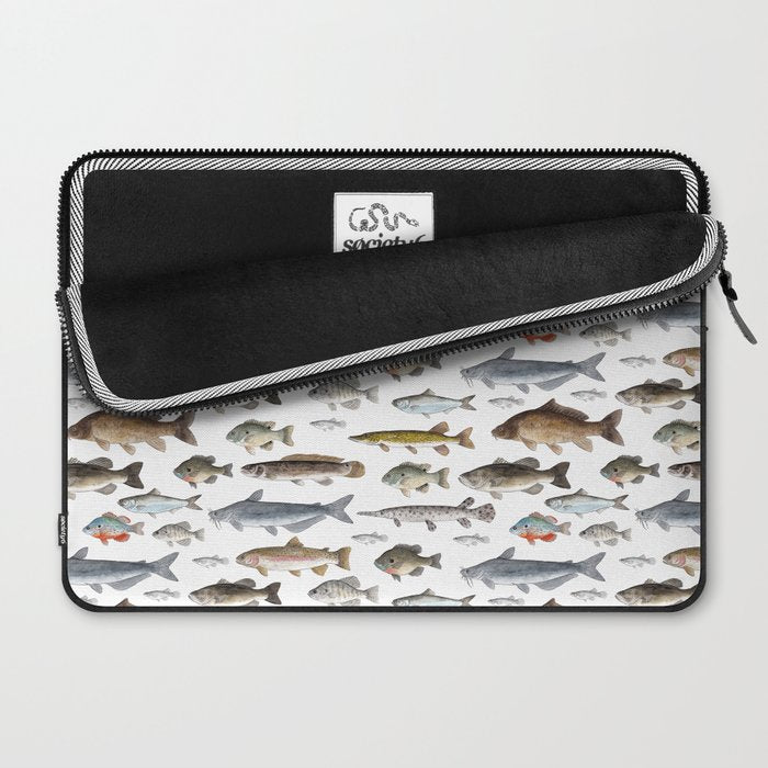 A Few Freshwater Fish Laptop Sleeve Gallery Image 2