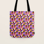 Geometric halloween mosaic pattern Tote Bag Gallery Image 1