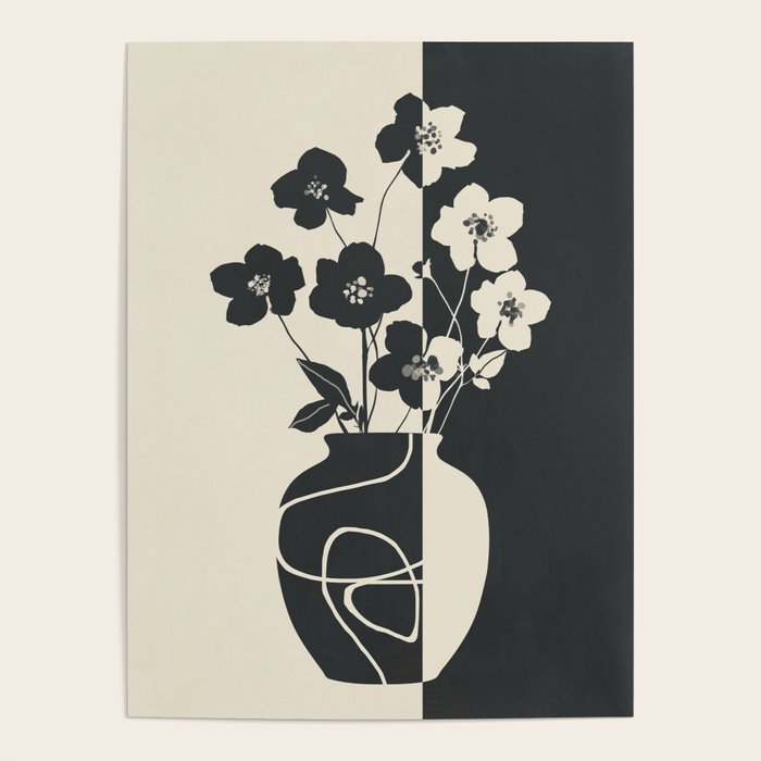 Botanical Contrast 1 Poster Gallery Image 4