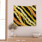 LEI VARIETY ON BLACK Wall Tapestry Gallery Image 2
