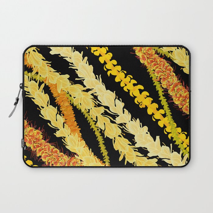 LEI VARIETY ON BLACK Laptop Sleeve Gallery Image 1