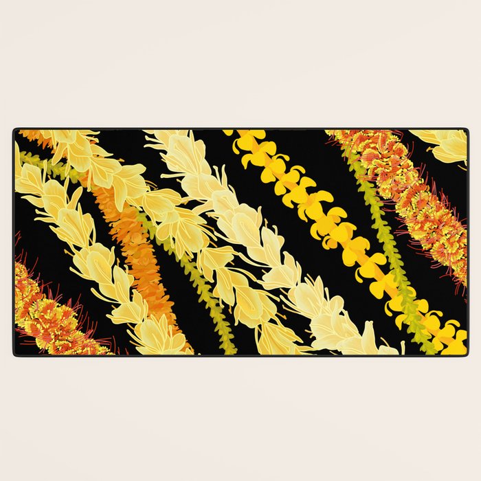 LEI VARIETY ON BLACK Desk Mat Gallery Image 3