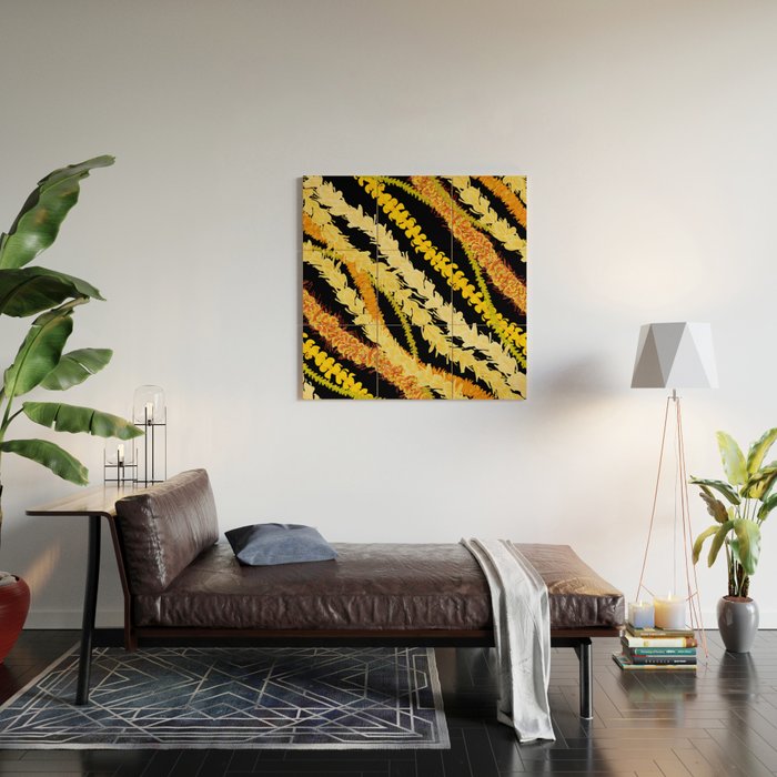LEI VARIETY ON BLACK Wood Wall Art Gallery Image 2