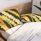 LEI VARIETY ON BLACK Pillow Sham Gallery Image 2