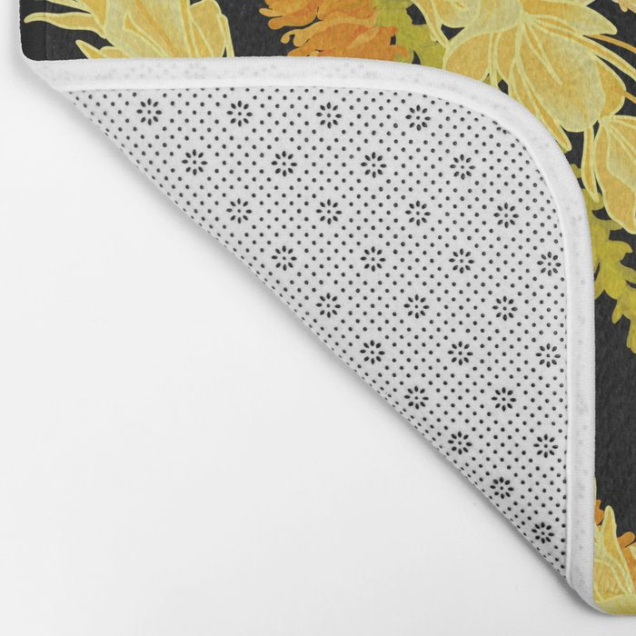 LEI VARIETY ON BLACK Bath Mat Gallery Image 2