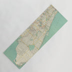 Vintage Florida Map (1916) Yoga Mat Gallery Image 1