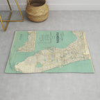 Vintage Florida Map (1916) Rug Gallery Image 1