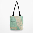 Vintage Florida Map (1916) Tote Bag Gallery Image 2