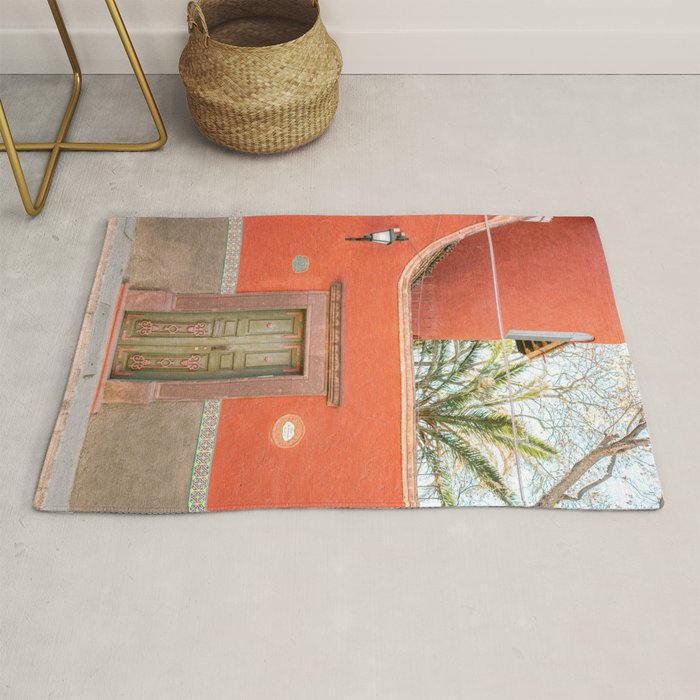 Mexico Red and Green | The San Miguel de Allende Mexico door Rug Gallery Image 1