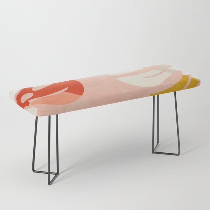 shapes leave minimal abstract art Bench Gallery Image 1