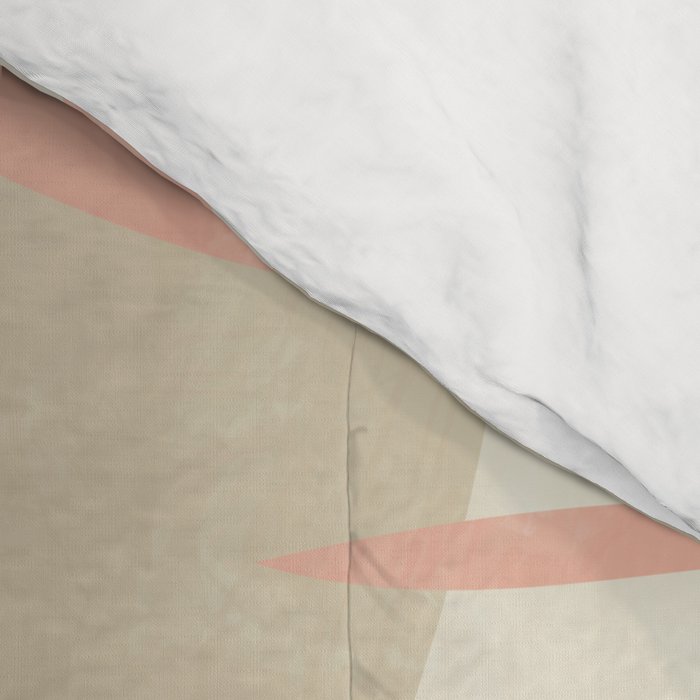 shapes leave minimal abstract art Comforter Gallery Image 4