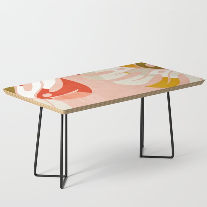 shapes leave minimal abstract art Coffee Table Gallery Image 1