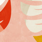 shapes leave minimal abstract art Coffee Mug Gallery Image 2