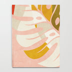 shapes leave minimal abstract art Notebook Gallery Image 4