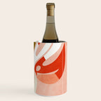 shapes leave minimal abstract art Wine Chiller Gallery Image 2