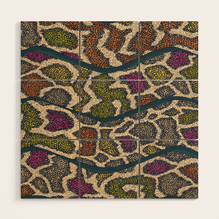 boa wave Wood Wall Art Gallery Image 1