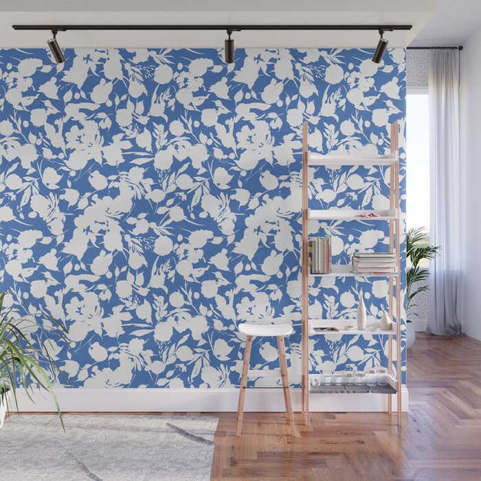 Floral Simplistic Silhouettes B Wall Mural Gallery Image 1