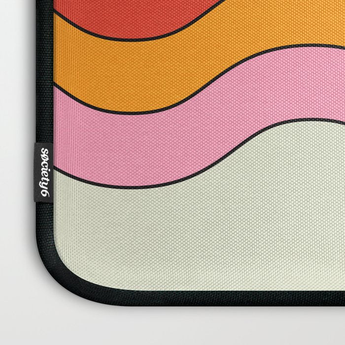 Retro Candy Waves Laptop Sleeve Gallery Image 3