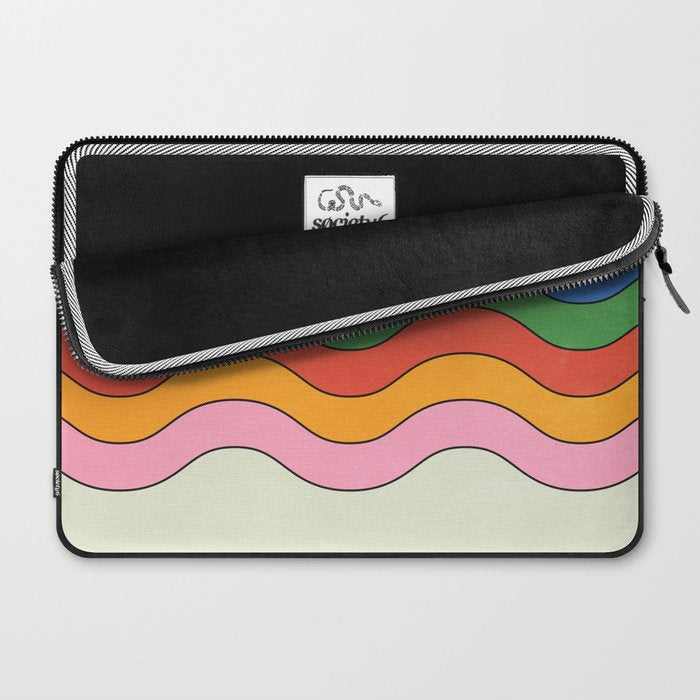 Retro Candy Waves Laptop Sleeve Gallery Image 2