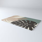 Minimal Monstera Palm Finesse #1 #tropical #decor #art #society6 Rug Gallery Image 3