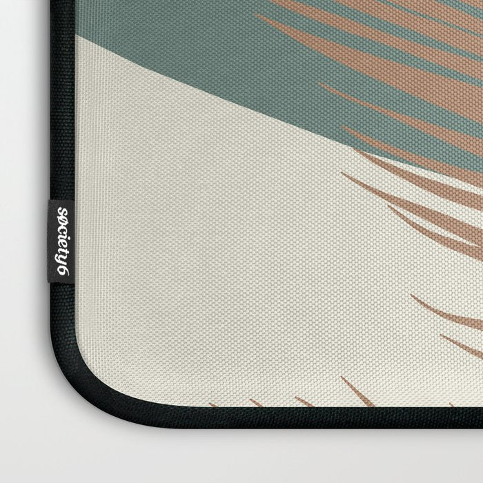 Minimal Monstera Palm Finesse #1 #tropical #decor #art #society6 Laptop Sleeve Gallery Image 3