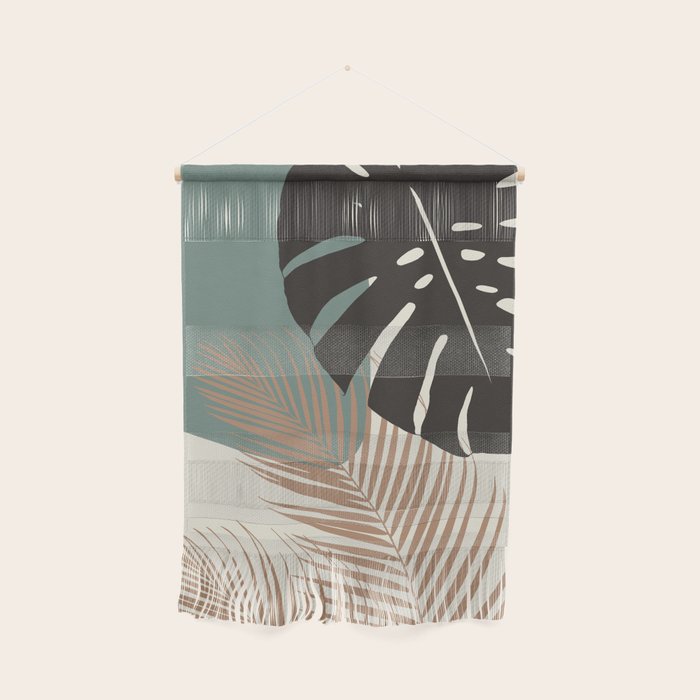 Minimal Monstera Palm Finesse #1 #tropical #decor #art #society6 Wall Hanging Gallery Image 1