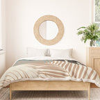 Minimal Monstera Palm Finesse #1 #tropical #decor #art #society6 Duvet Cover Gallery Image 3