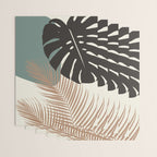 Minimal Monstera Palm Finesse #1 #tropical #decor #art #society6 Wrapping Paper Gallery Image 3