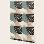 Minimal Monstera Palm Finesse #1 #tropical #decor #art #society6 Wallpaper Gallery Image 2