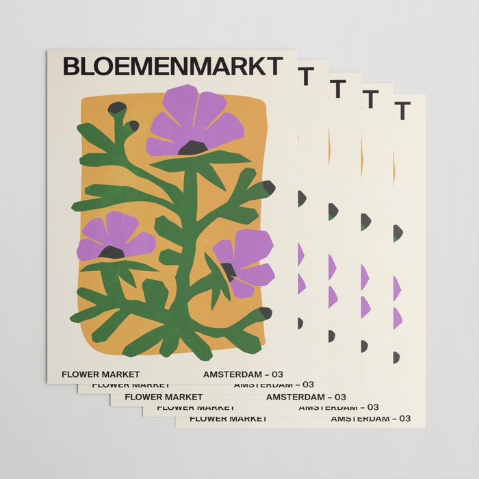 Flower Market III: Amsterdam | Matisse Edition Wrapping Paper Gallery Image 3