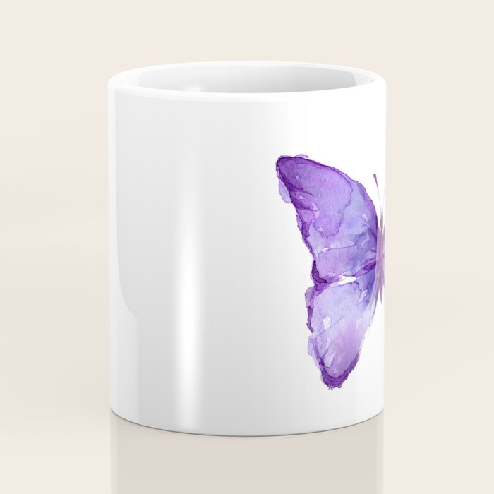 Purple Butterfly Coffee Mug Gallery Image 4