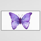 Purple Butterfly Desk Mat Gallery Image 3