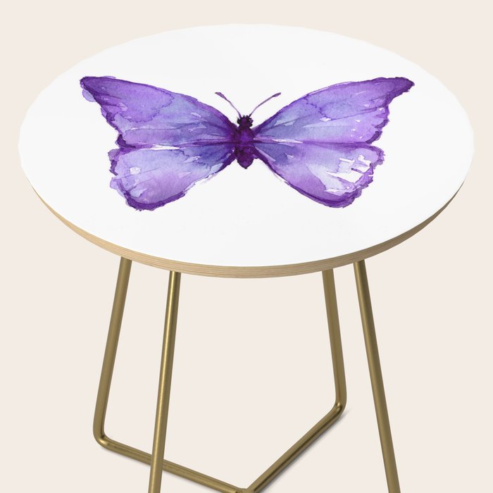 Purple Butterfly Side Table Gallery Image 2