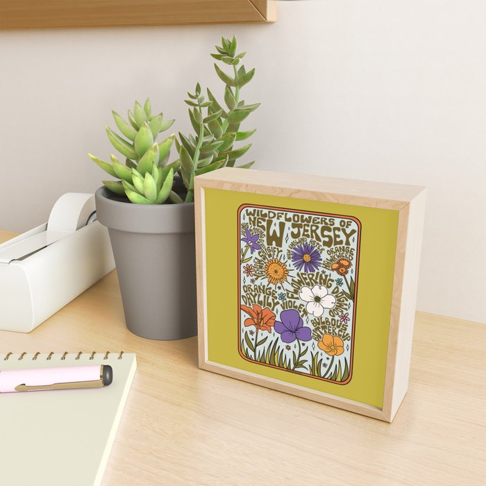 New Jersey Wildflowers Mini Art Print Gallery Image 2