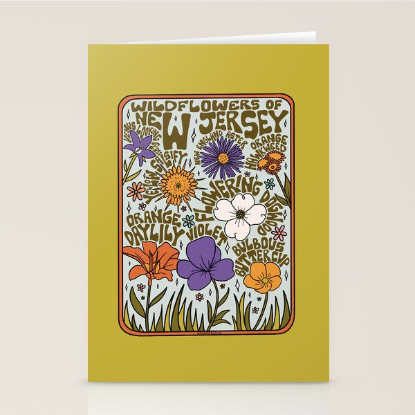New Jersey Wildflowers Stationery Card Gallery Image 2
