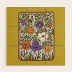 New Jersey Wildflowers Wood Wall Art Gallery Image 1