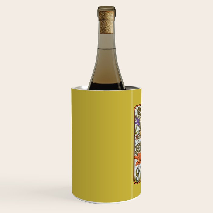 New Jersey Wildflowers Wine Chiller Gallery Image 2