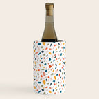 Terrazzo, Abstract Quirky Shapes Bohemian Modern Pattern Confetti Celebration Random Colorful Shapes Wine Chiller Gallery Image 3