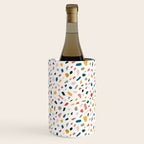 Terrazzo, Abstract Quirky Shapes Bohemian Modern Pattern Confetti Celebration Random Colorful Shapes Wine Chiller Gallery Image 2