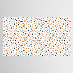 Terrazzo, Abstract Quirky Shapes Bohemian Modern Pattern Confetti Celebration Random Colorful Shapes Tablecloth Gallery Image 2