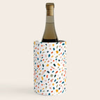 Terrazzo, Abstract Quirky Shapes Bohemian Modern Pattern Confetti Celebration Random Colorful Shapes Wine Chiller Gallery Image 1