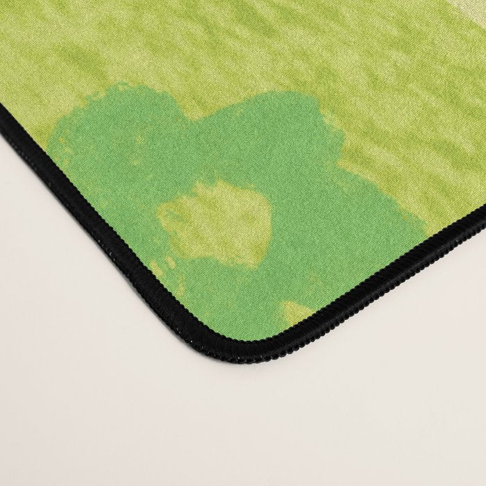 Sweet Strawberry Plant Friends in Lime & Pink Desk Mat Gallery Image 4